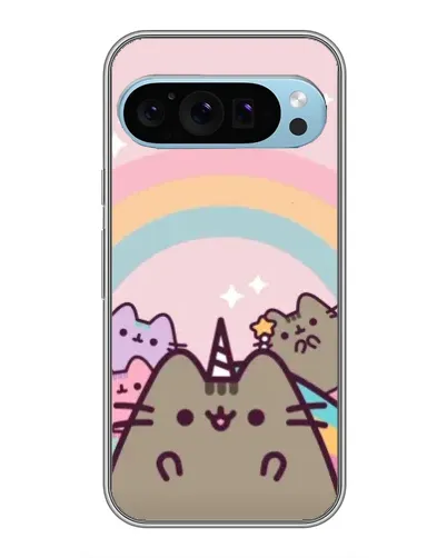 Чехол для Google Pixel 9 с картинкой «Единорог Pusheen»