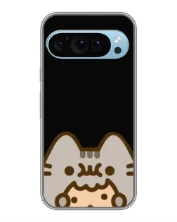 Чехол для Google Pixel 9 с картинкой «Пушин на черном»