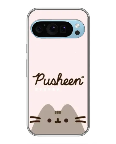 Чехол для Google Pixel 9 с картинкой «Pusheen логотип»