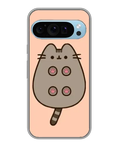 Чехол для Google Pixel 9 с картинкой «Пушин пузиком кверху»