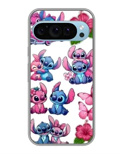 Чохол для Google Pixel 9 з картинкою «Стікери Stitch та Angel»
