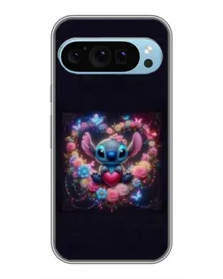 Чохол для Google Pixel 9 з картинкою «Stitch у квітах»