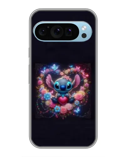 Чохол для Google Pixel 9 з картинкою «Stitch у квітах»