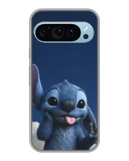 Чехол для Google Pixel 9 с картинкой «Стич в облаках»