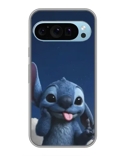 Чехол для Google Pixel 9 с картинкой «Стич в облаках»