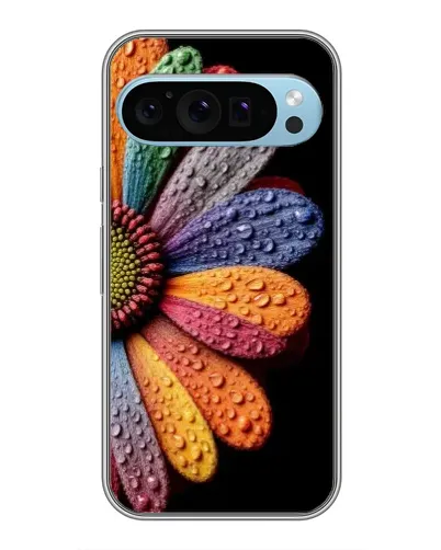 Чохол для Google Pixel 9 з картинкою «Райдужна квітка»