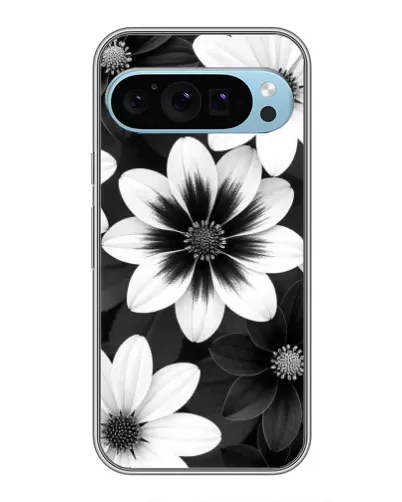 Чохол для Google Pixel 9 з картинкою «Монохромні айстри»