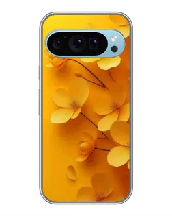 Чохол для Google Pixel 9 з картинкою «Золоті пелюстки»
