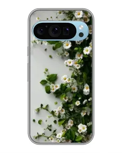 Чохол для Google Pixel 9 з картинкою «Гілка дрібних білих квітів»