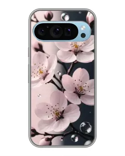 Чохол для Google Pixel 9 з картинкою «Ніжня сакура та краплі»