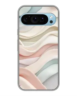 Чехол для Google Pixel 9 с картинкой «Пастельные нежные волны»