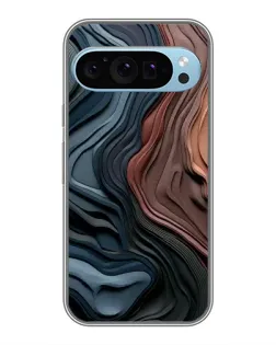 Чехол для Google Pixel 9 с картинкой «Цветные волны каньона»