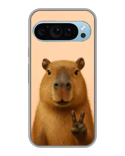 Чохол для Google Pixel 9 з картинкою «Капібара вікторія»