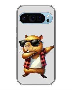 Чохол для Google Pixel 9 з картинкою «Капібара репер даб»
