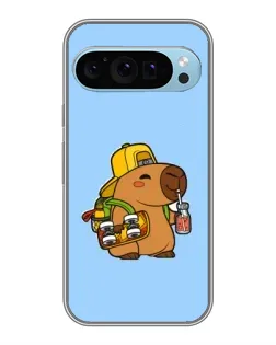 Чохол для Google Pixel 9 з картинкою «Капібара на скейті»
