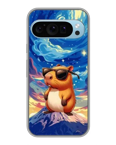 Чехол для Google Pixel 9 с картинкой «Капибара Ван Гога»
