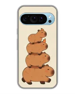 Чохол для Google Pixel 9 з картинкою «Вежа з капібар»