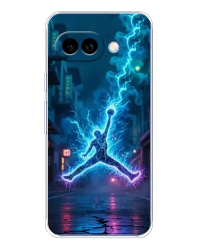 Чехол для Google Pixel 9A с картинкой «Jordan Gold Jumpman»