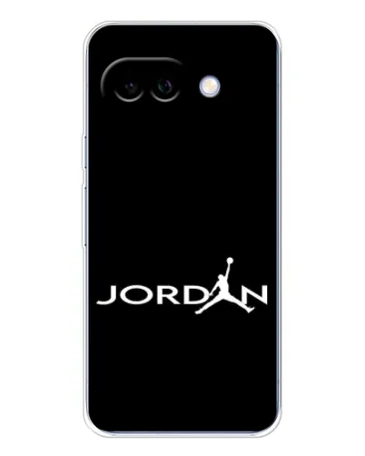 Чехол для Google Pixel 9A с картинкой «Jordan White Logo»