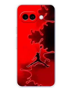 Чехол для Google Pixel 9A с картинкой «Jordan Red Smoke»