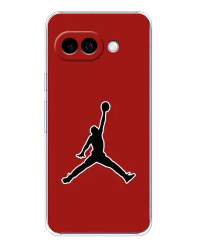 Чехол для Google Pixel 9A с картинкой «Jordan Red Back»
