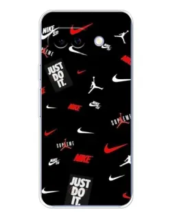 Чехол для Google Pixel 9A с картинкой «Nike Mix Pattern»