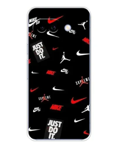 Чехол для Google Pixel 9A с картинкой «Nike Mix Pattern»