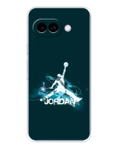 Чехол для Google Pixel 9A с картинкой «Jordan Blue Fire»
