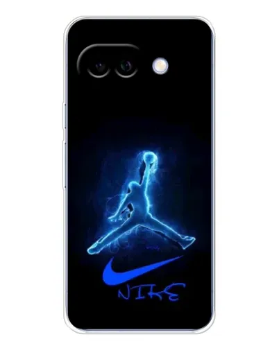 Чехол для Google Pixel 9A с картинкой «Jordan Neon Blue»