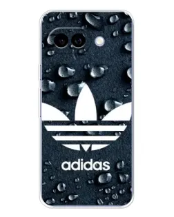 Чехол для Google Pixel 9A с картинкой «Adidas Trefoil Blue»