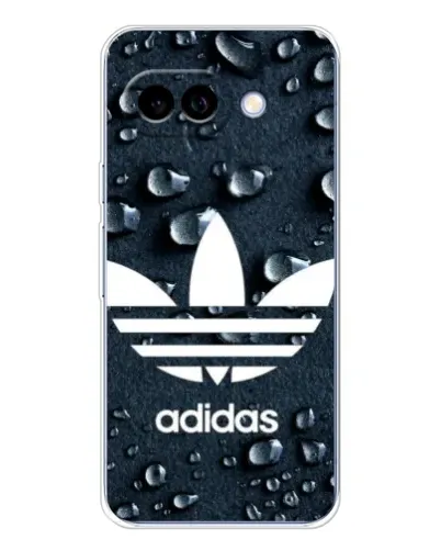 Чехол для Google Pixel 9A с картинкой «Adidas Trefoil Blue»