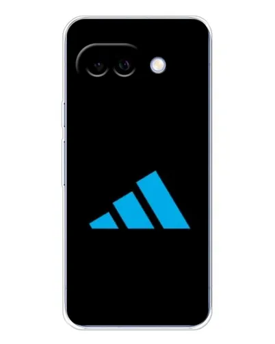 Чехол для Google Pixel 9A с картинкой «Adidas Cyan Logo»