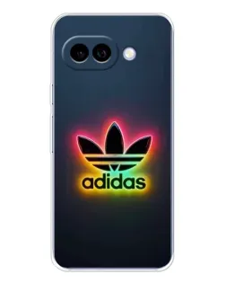 Чехол для Google Pixel 9A с картинкой «Неоновый Adidas»