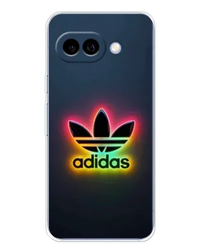 Чехол для Google Pixel 9A с картинкой «Неоновый Adidas»