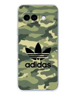 Чехол для Google Pixel 9A с картинкой «Милитари стиль Adidas»