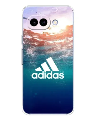 Чехол для Google Pixel 9A с картинкой «Океанская глубина адидас»