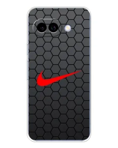 Чехол для Google Pixel 9A с картинкой «Nike — карбоновая сетка»