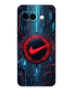 Чехол для Google Pixel 9A с картинкой «Техногенный стиль Nike»