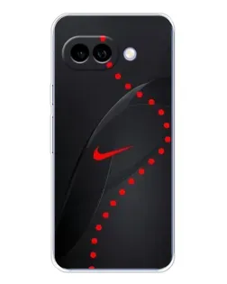 Чехол для Google Pixel 9A с картинкой «Абстрактный дизайн Nike»