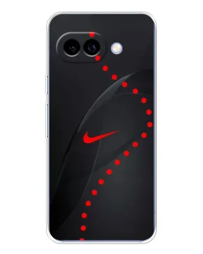 Чехол для Google Pixel 9A с картинкой «Абстрактный дизайн Nike»
