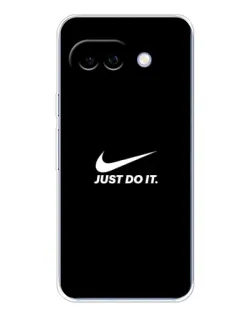 Чехол для Google Pixel 9A с картинкой «Минимализм от Nike»