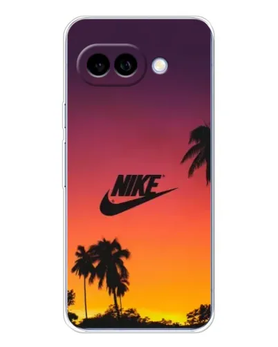 Чехол для Google Pixel 9A с картинкой «Nike на закате солнца»