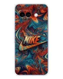 Чехол для Google Pixel 9A с картинкой «Nike в абстракции»