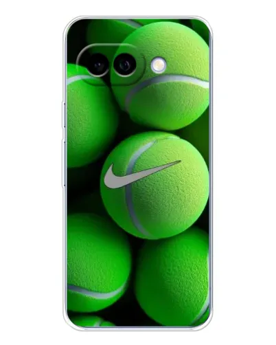 Чехол для Google Pixel 9A с картинкой «Теннисные мячи Найк»