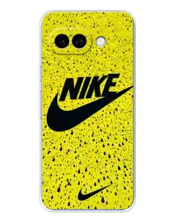 Чехол для Google Pixel 9A с картинкой «Желтый текстурный Nike»