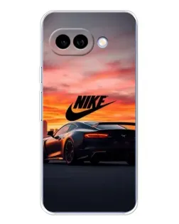 Чехол для Google Pixel 9A с картинкой «Nike и суперкар»