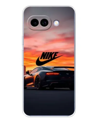Чехол для Google Pixel 9A с картинкой «Nike и суперкар»