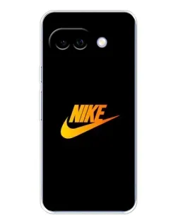 Чохол для Google Pixel 9A з картинкою «Золотий логотип Nike»