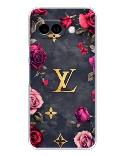 Чехол для Google Pixel 9A с картинкой «Цветочный Louis Vuitton»
