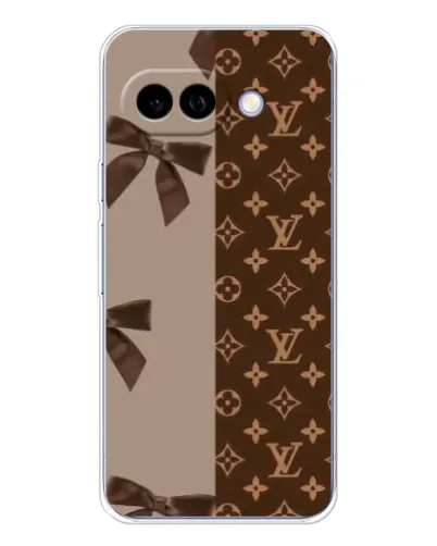 Чехол для Google Pixel 9A с картинкой «Louis Vuitton — банты»